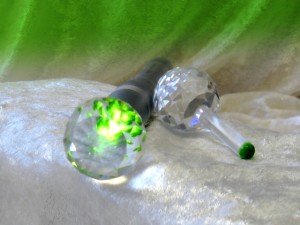 Kristallkugel-Lichtgrün